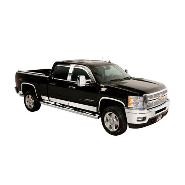 Putco 03-08 DODGE RAM QUAD CAB SB 6IN SS ROCKER PANELS 9751310 - main